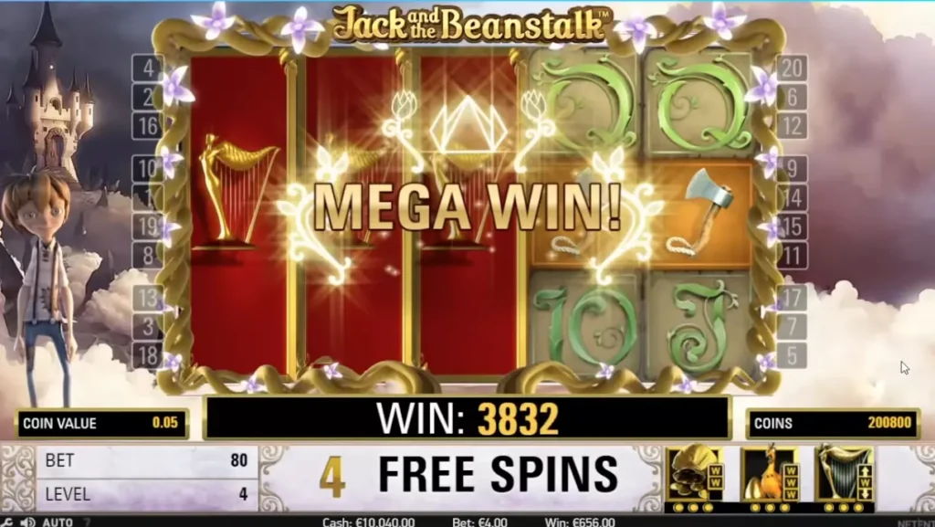 Big win at Jack and the Beanstalk