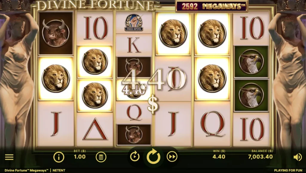 Free Demo Play on Divine Fortune Megaways Slot
