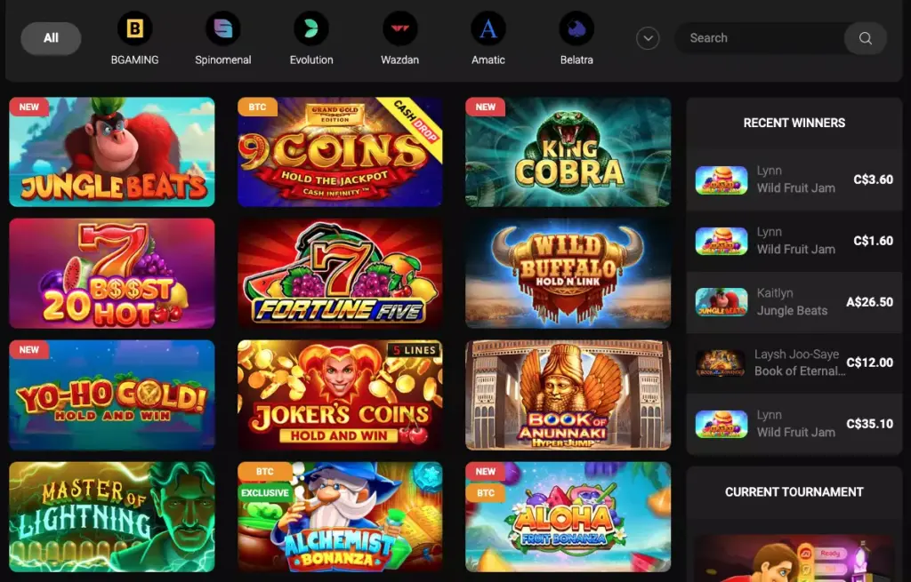 Online Slots CasinoChan Casino